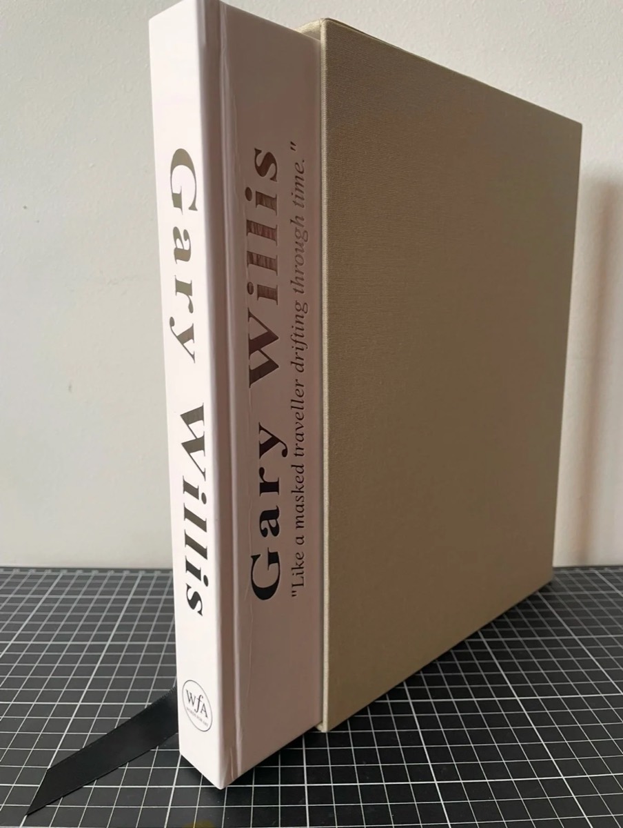 Spine and linen slip-case