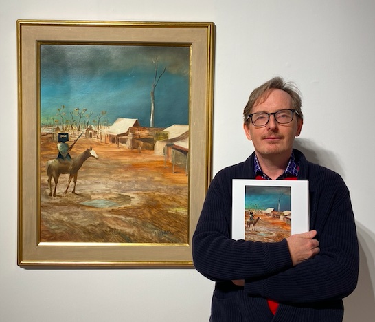 Sidney Nolan ‘Early Morning Township’ 1955, 16 August 2023. Artwork sale price $2,700,000 (inc. BP)